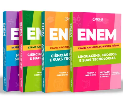 Apostilas ENEM por área do conhecimento inclusas nos bônus
